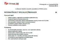 Interim Project Specialist Manager